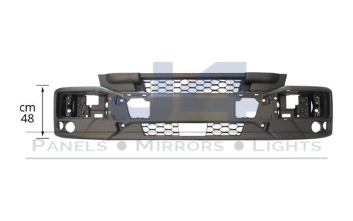 INE105WH - FRONT BUMPER WITH FOGLAMP HOLES 5801690552 5801690553 406.71091 IVBODY1033 IVBODY1036 406.71092